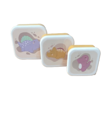 Pack 3 tuppers Dinos