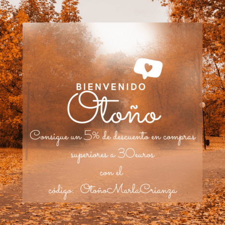 Dale la bienvenida al otoño con este descuento del 5%.
